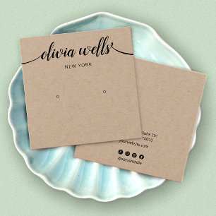 Calligraphie de script Kraft Stud Porte-montre