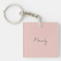 Calligraphie Elegante Rose Gold Schlichter Name