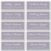 Calligraphie Étiquettes de adresse invités ORDER 6