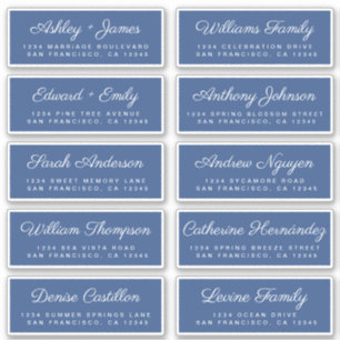 Calligraphie Étiquettes de adresse invités ORDER 6