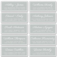 Calligraphie Étiquettes de adresse invités ORDER 6