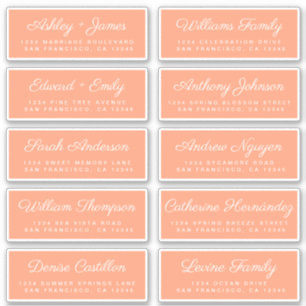 Calligraphie Étiquettes de adresse invités ORDER 6