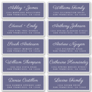 Calligraphie Étiquettes de adresse invités ORDER 6