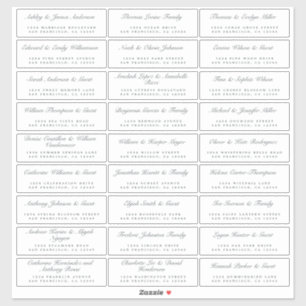 Calligraphie Étiquettes de adresse invités ORDER 8