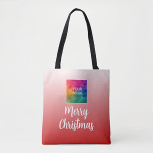 Calligraphie frohe Weihnachten mit Ihrem Foto / Lo Tasche