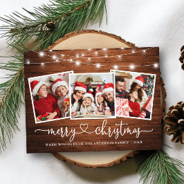 Calligraphie Herz Weihnachtsweihnachtsweihe Postkarte