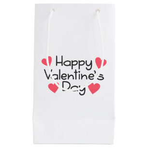 Calligraphie Heureuse Sainte-Valentin Sac cadeau