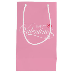 Calligraphie Heureuse Sainte-Valentin Sac cadeau
