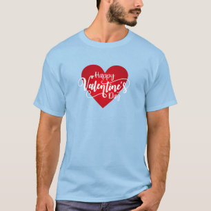 Calligraphie Heureuse Sainte-Valentin   T-shirt