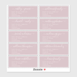 Calligraphie Mariage Étiquette de adresse invité U
