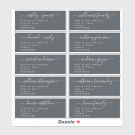 Calligraphie Mariage Étiquette de adresse invité U