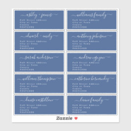Calligraphie Mariage Étiquette de adresse invité U