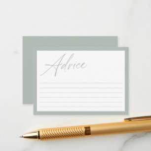 Calligraphie minimaliste moderne Conseil Baby sh