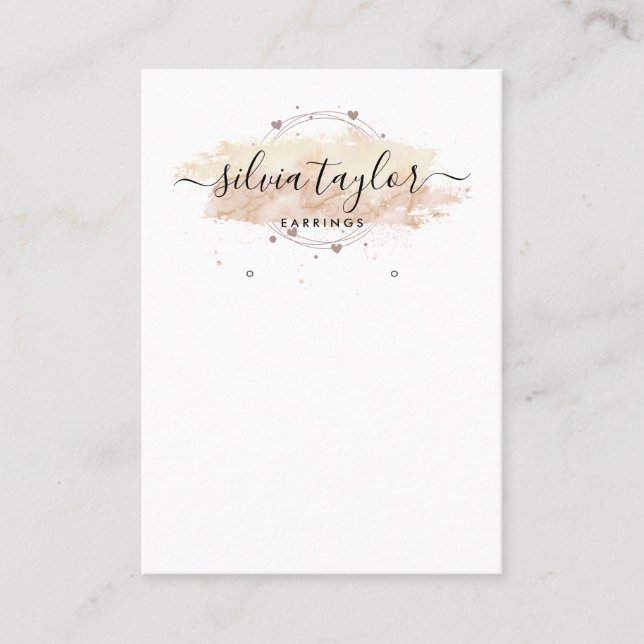 Calligraphie moderne art Elevage carte d'affichage (Devant)