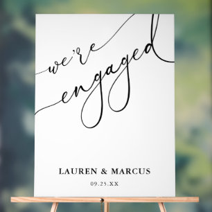 Calligraphie moderne Nous sommes engagés Engagemen