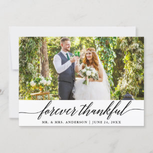 Calligraphie moderne pour toujours Merci Mariage