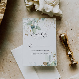 Calligraphie or Eucalyptus RSVP