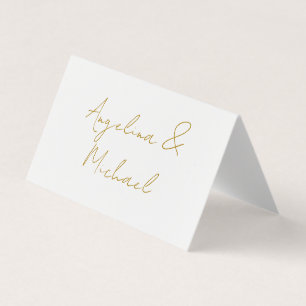 Calligraphie professionnelle Elegant or couleur