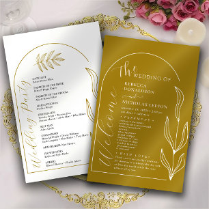 Calligraphie Programme de mariage de script de tex