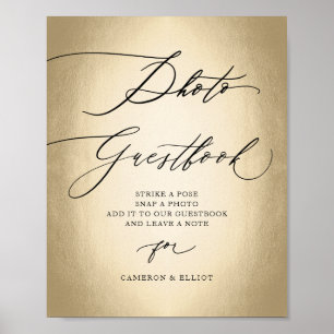 Calligraphie Script Photo Livre d'or Signal Mariag