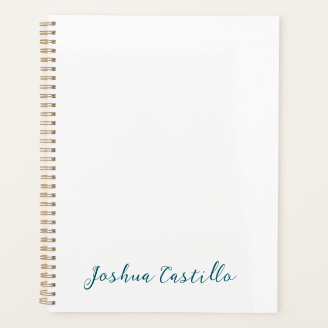 Calligraphie Simple Plain Professionnel Nom (Devant)