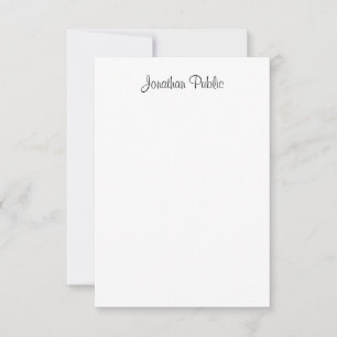 Calligraphie tendance Nom du script Modèle moderne