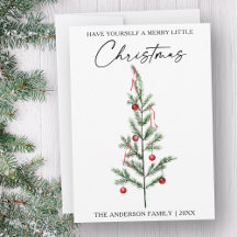 Calligraphie Tinte Script Aquarellfarben Weihnacht