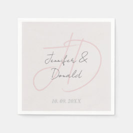 Calligraphie-Trends in klassischer Schriftzeichen- Serviette