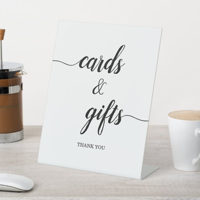 Calligraphische Karten und Geschenke Hochzeit Sockelschild (In SItu)