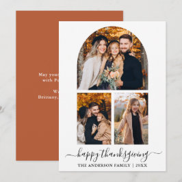 Calligraphy 3 Foto Arch Erntedank Feiertagskarte