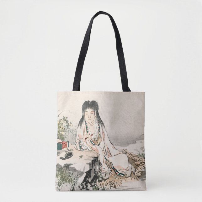 Calligraphy artist by Kōno Bairei Faux Tasche (Vorderseite)