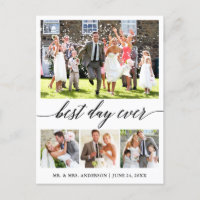 Calligraphy Best Day Ever 4 Foto Danke