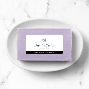 Calligraphy Editable Colors Contrast Product Adressaufkleber