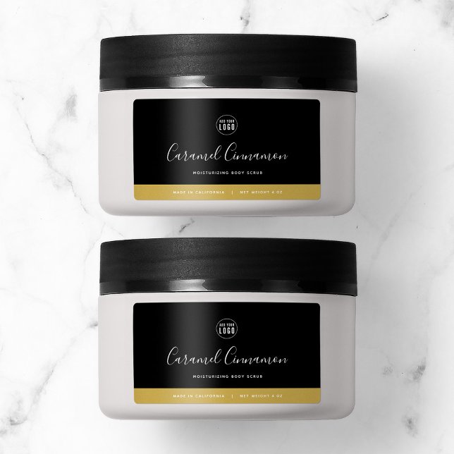 Calligraphy Editable Colors Contrast Product Adressaufkleber (Von Creator hochgeladen)