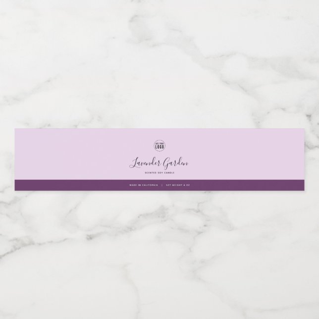 Calligraphy Editable Colors Contrast Product Label (Einzelnes Label)