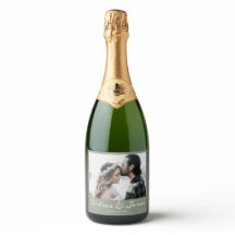 Calligraphy Foto Sage Green Wedding Party