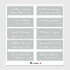 Calligraphy Guest Address Labels ORDER 6" oder 8"!