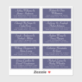 Calligraphy Guest Address Labels ORDER 6" oder 8"!