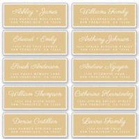 Calligraphy Guest Address Labels ORDER 6" oder 8"!