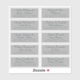 Calligraphy Guest Address Labels ORDER 6" oder 8"!