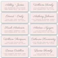 Calligraphy Guest Address Labels ORDER 6" oder 8"!