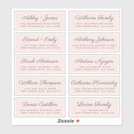Calligraphy Guest Address Labels ORDER 6" oder 8"!