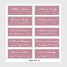 Calligraphy Guest Address Labels ORDER 6" oder 8"!