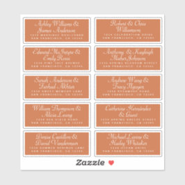 Calligraphy Guest Address Labels ORDER 6" oder 8"!