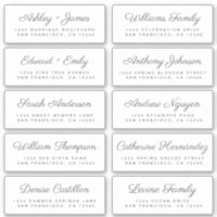 Calligraphy Guest Address Labels ORDER 6" oder 8"!