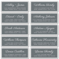 Calligraphy Guest Address Labels ORDER 6" oder 8"!