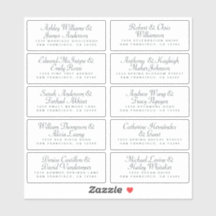 Calligraphy Guest Address Labels ORDER 6" oder 8"!