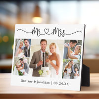 Calligraphy Heart Mr. and Mrs Wedding 5 Foto