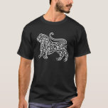 Calligraphy Lion T-Shirt<br><div class="desc">Eine schöne Löwe mit arabisch-persischer Kalligraphie.</div>