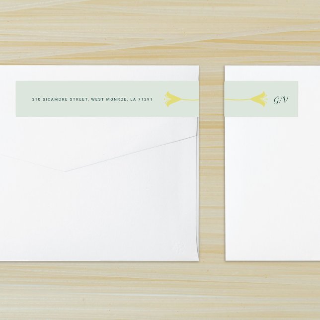 Calligraphy Monogram Lily Wedding (Von Creator hochgeladen)